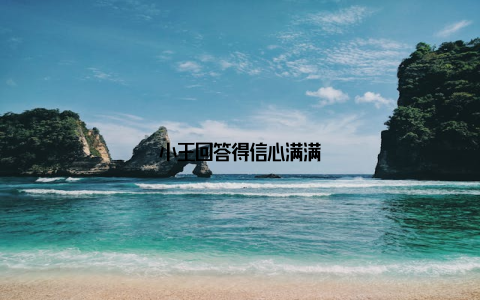 小王回答得信心满满