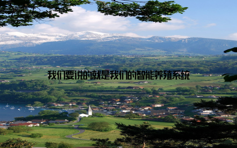 我们要说的就是我们的智能养殖系统