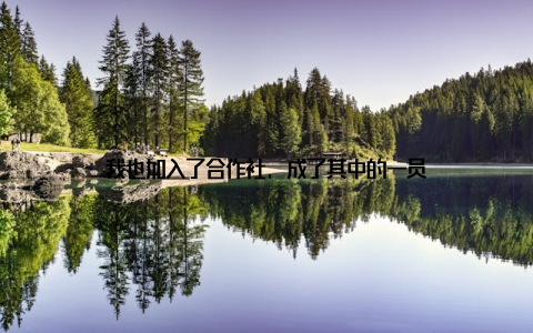 我也加入了合作社, 成了其中的一员