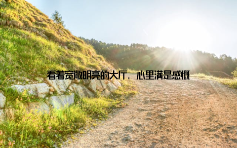 看着宽敞明亮的大厅, 心里满是感慨