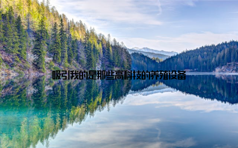 吸引我的是那些高科技的养殖设备