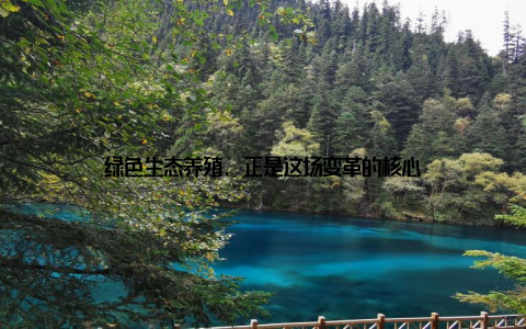 绿色生态养殖, 正是这场变革的核心