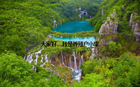 大家好, 我是养殖户小李