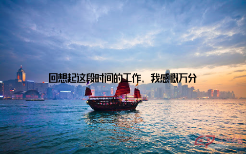 回想起这段时间的工作, 我感慨万分