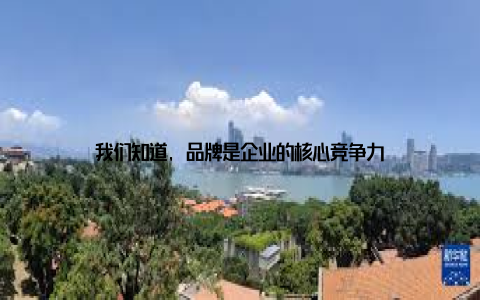 我们知道, 品牌是企业的核心竞争力
