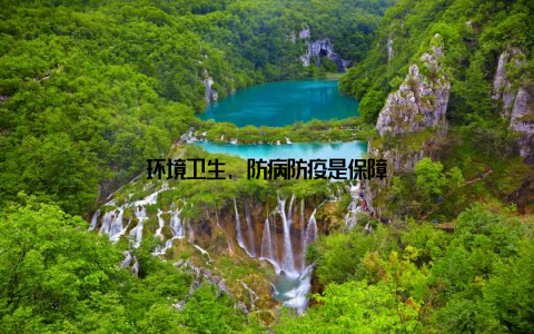 环境卫生, 防病防疫是保障